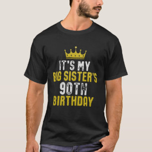Gelbe Krone 90. Tag für Schwester von Sister Brot T-Shirt