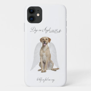 Gelbe Labrador Angel iPhone Case