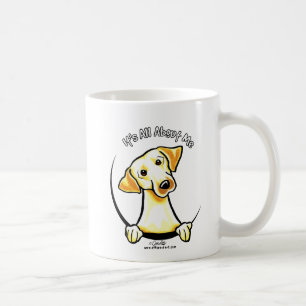 Gelbe Labrador ist alles über mich Tasse