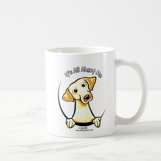 Gelbe Labrador ist alles über mich Tasse (Rechts)