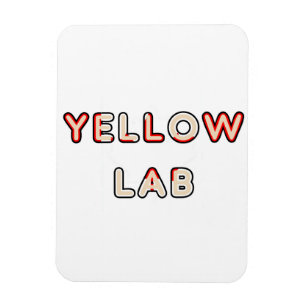 gelbe Labrador Kanadische Flagge Magnet