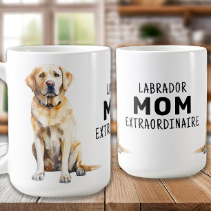 gelbe Labrador Mama - Labrador Mama Extraordinaire Kaffeetasse