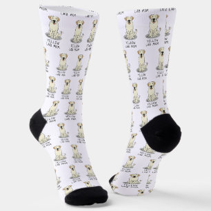 Gelbe Labrador Mama (Labrador Retriever Mama) Nied Socken