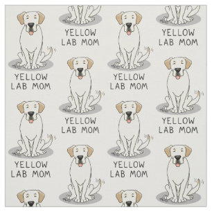 Gelbe Labrador Mama (Labrador Retriever Mama) Nied Stoff