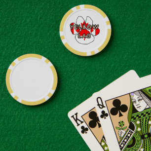 Gelbe Labrador Name Paw Labrador Retriever Pokerchips