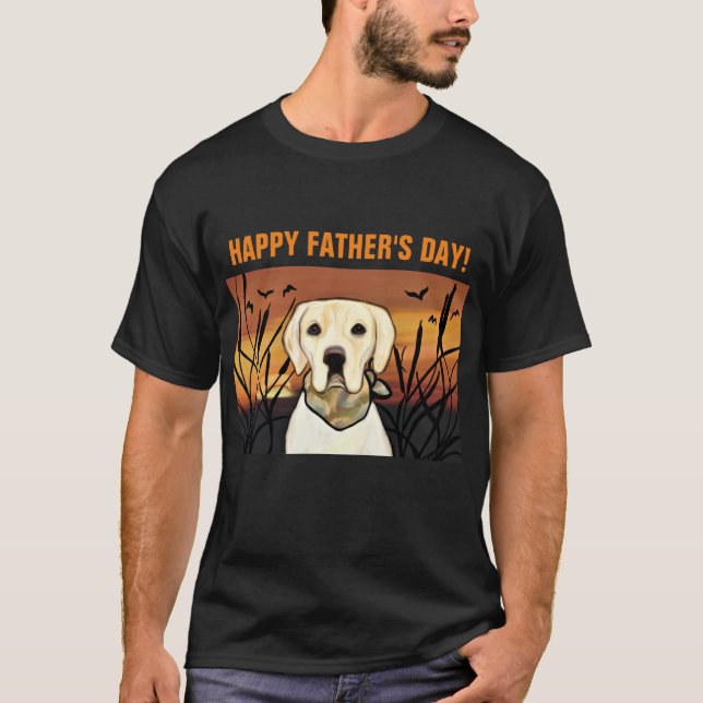 GELBE LABRADOR T-Shirt (Vorderseite)