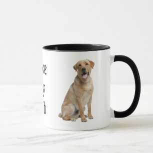 Gelbe Labrador Tasse