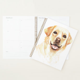 Gelbe Labrador Welpe Hunde Wasserfarben Labrador R Planer