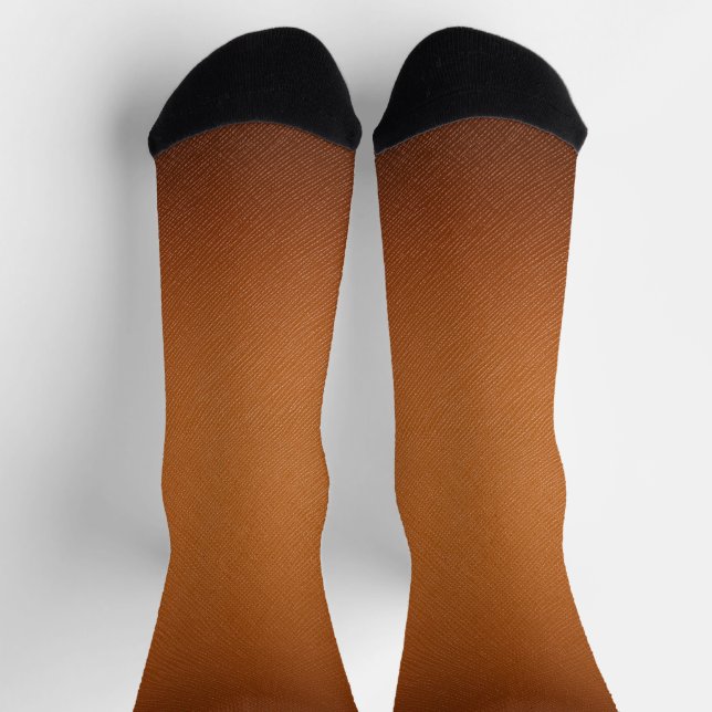 gelbe Ledertextur Socken (Oben)