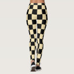 Gelbe Leggings<br><div class="desc">Leggings für Karierte Karos in Schwarz und Gelb - MIGNED-Design</div>