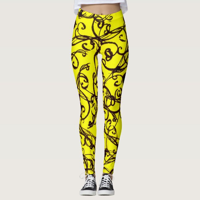 Gelbe Leggings (Vorderseite)