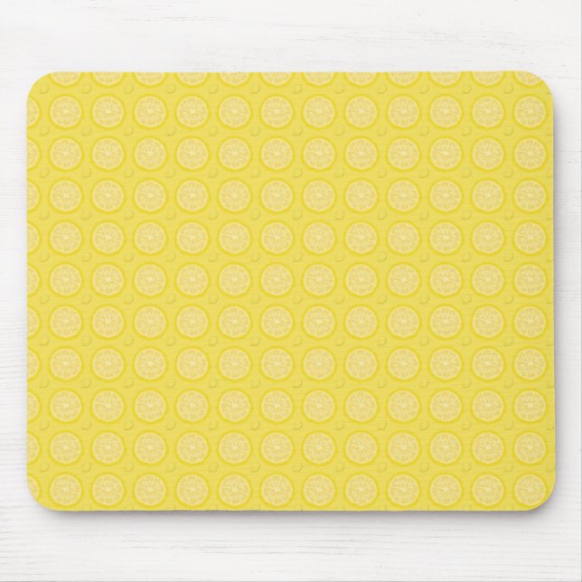 Gelbe Lemonen Mousepad (Vorne)