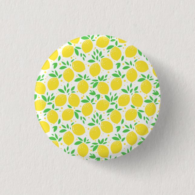 Gelbe Lemonen-Taste Button (Vorderseite)