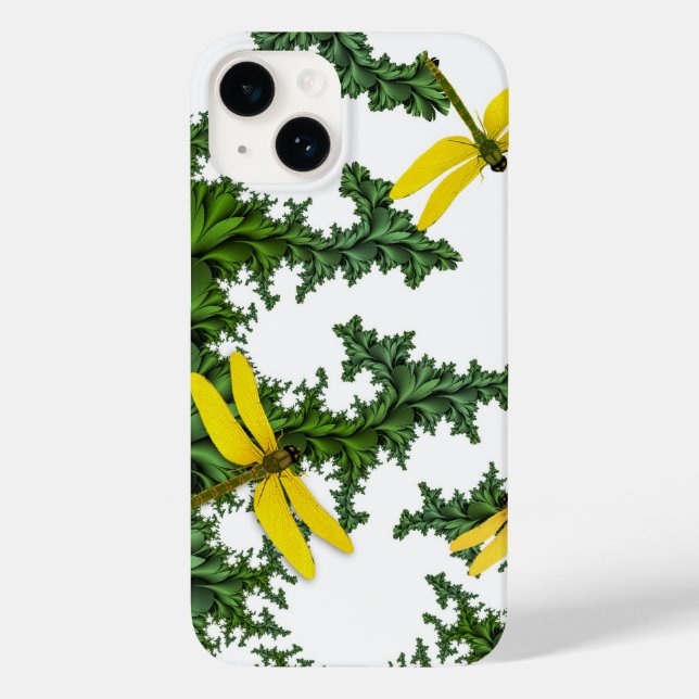 Gelbe Libfische Case-Mate iPhone Hülle (Rückseite)