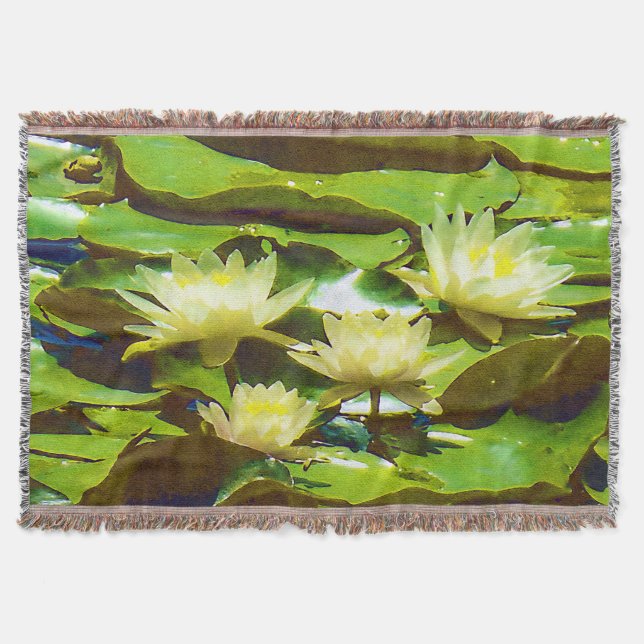 Gelbe Lilien Decke (Vorderseite)