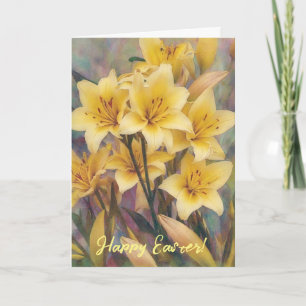 Gelbe Lippen Blume Glaubenskarte Karte