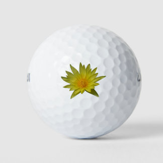 Gelbe Lotus-Wasserlilie Golfball