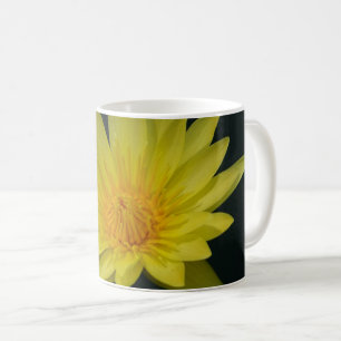 Gelbe Lotus-Wasserlilie Kaffeetasse