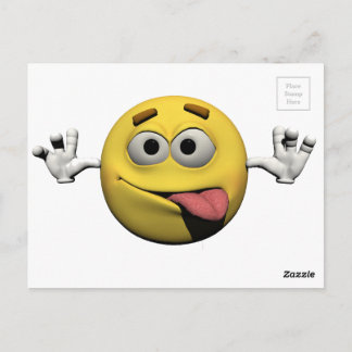 Gelbe lustige Gesichter emoticon oder Postkarte