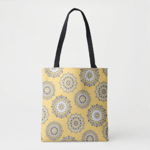 Gelbe Mandalase Tasche