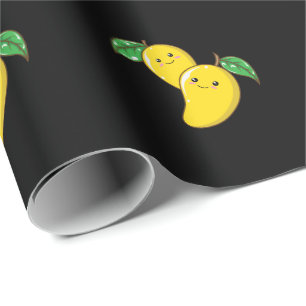 gelbe Mangos Geschenkpapier