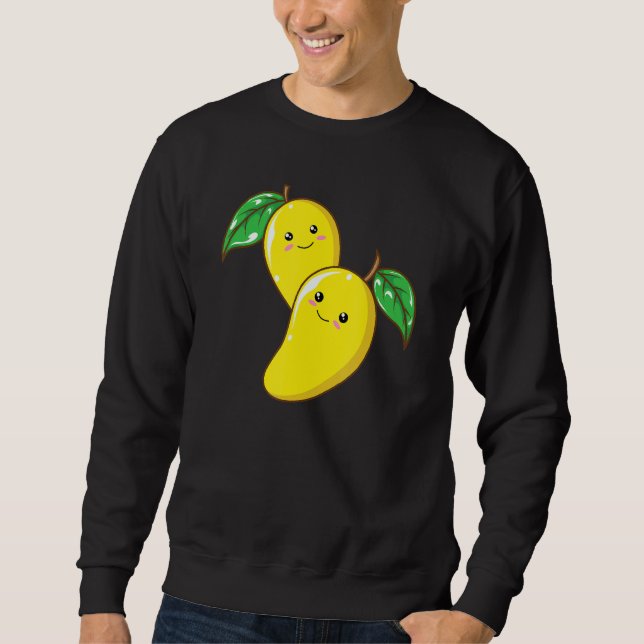 Gelbe Mangos Sweatshirt (Vorderseite)