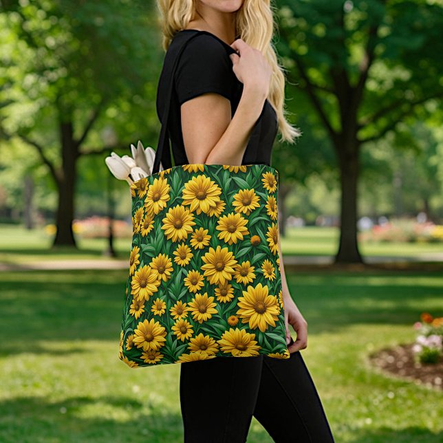 Gelbe Margeriten-Tasche (Von Creator hochgeladen)