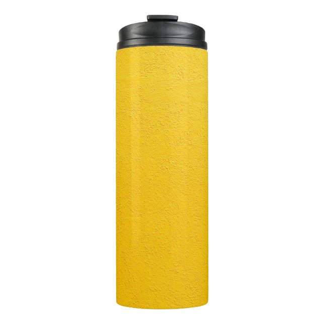 Gelbe Mauer Thermosbecher (Vorderseite)