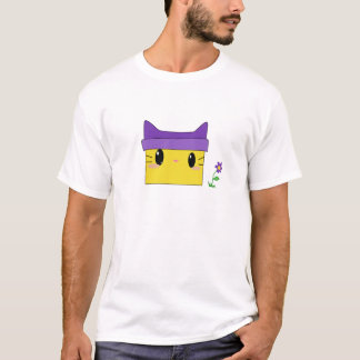 Gelbe Miezekatze T-Shirt