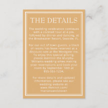 Gelbe Minimalistische Hochzeit