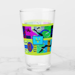 Gelbe Mode Abstrakte Inspiration aus Matisse Glas