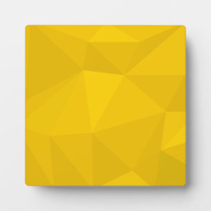 Gelbe, moderne, coole, trendige, urbane geometrisc fotoplatte