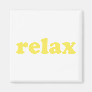 Gelbe moderne Typografie lustig cool Magnet