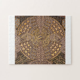Gelbe Mosaik-Details, Deutschland Puzzle