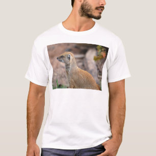 Gelbe Mungo-Fotografie T-Shirt