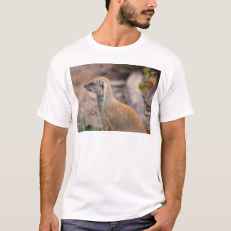 Gelbe Mungo-Fotografie T-Shirt