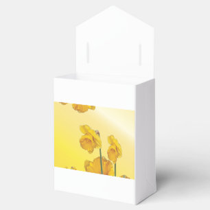 Gelbe Narzisse Dickdarm Fab Blume Bläserne Geschenkschachtel