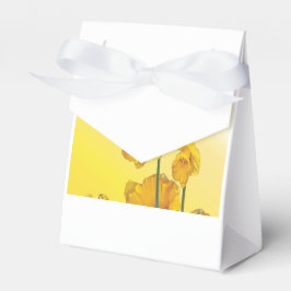 Gelbe Narzisse Dickdarm Fab Blume Bläserne Geschenkschachtel