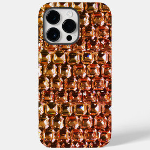 Gelbe orange Diamanten, gelbe orange Edelsteine Case-Mate iPhone 14 Pro Max Hülle