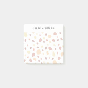 Gelbe Orange Terracotta Personalisiert Post-it Klebezettel