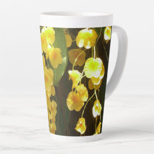Gelbe Orchideen - tropische Blume Milchtasse