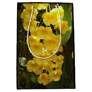 Gelbe Orchideen - tropische Blume Mittlere Geschenktüte