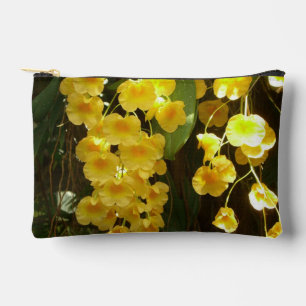 Gelbe Orchideen - tropische Blume Zubehörtasche