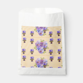 Gelbe Pansy Art Blume Blumenkästen Gastgeschenk Geschenktütchen