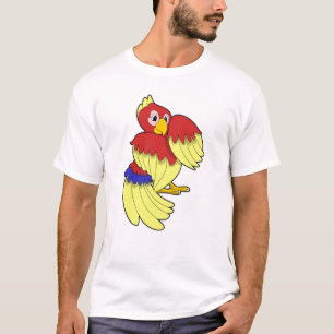 Gelbe Papagei T-Shirt