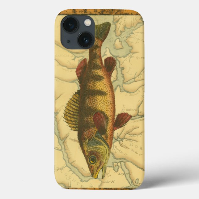 Gelbe Perle auf Karte Case-Mate iPhone Hülle (Rückseite)