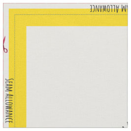 Gelbe Personalisierte, einfache Quilt-Etiketteneck Stoff