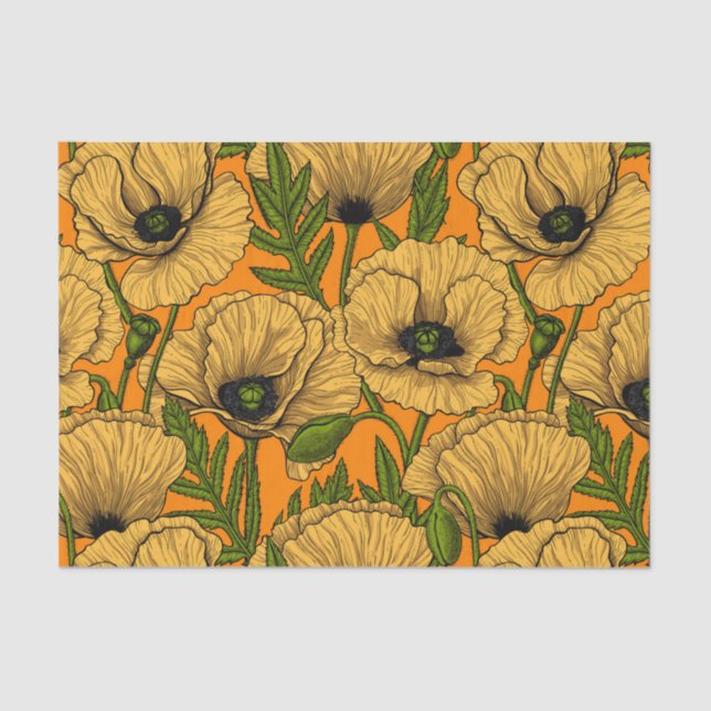 Gelbe Pfeffer Seidenpapier (Vorderseite)