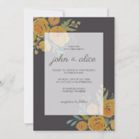 Gelbe Pfennige und Rose Hochzeit