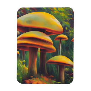 Gelbe Pilze Magnet